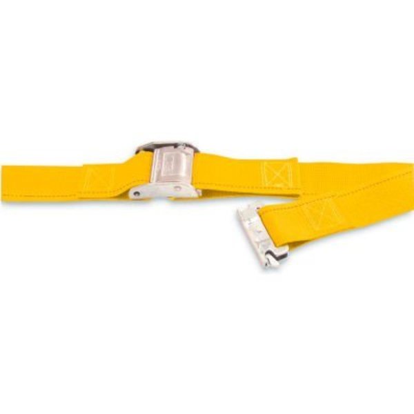 Kinedyne Kinedyne Cargo Control Cam Logistic Strap with Spring Loaded Fitting - 16' x 2" Gray 651601